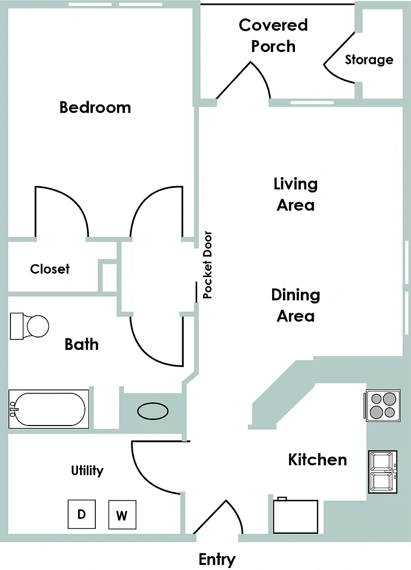 The Bluestone – Floor plan