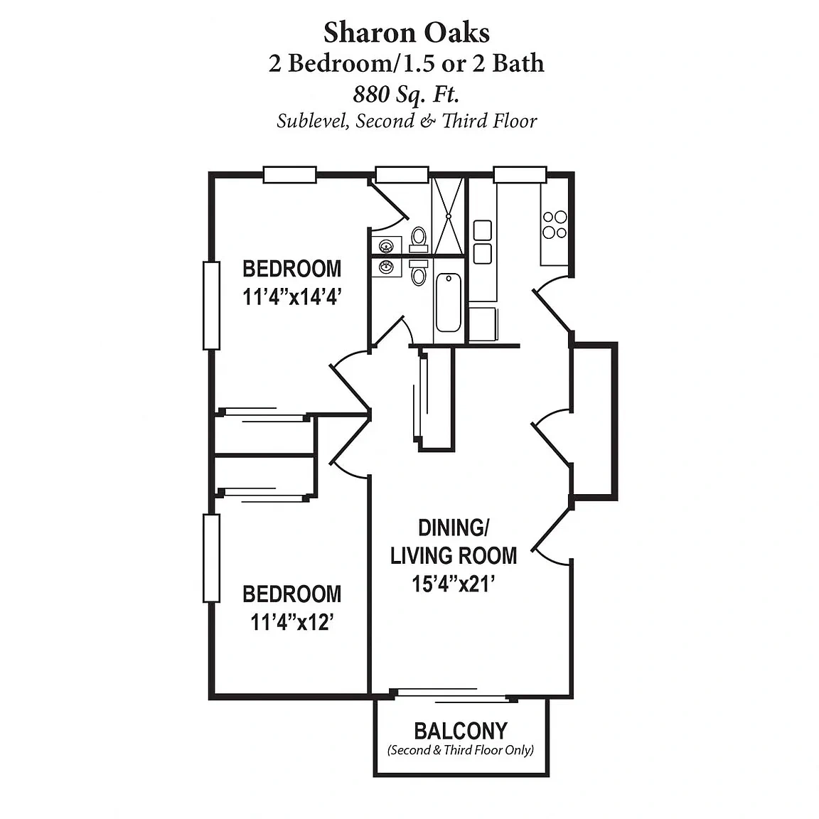 Forest Park Apartments – Floor plan