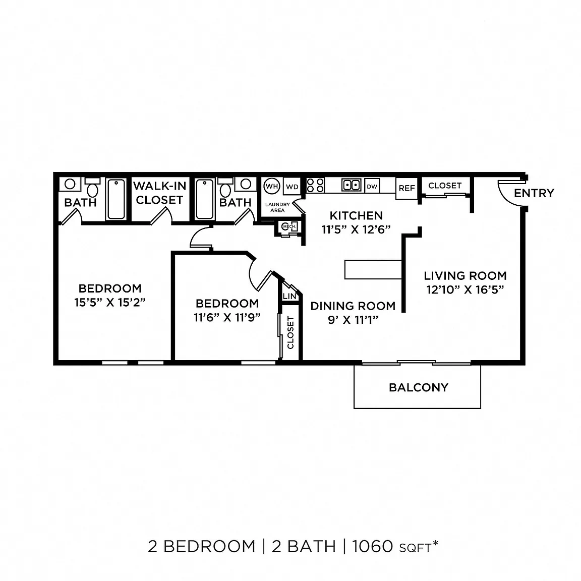 Morningside Apartments and Townhomes – Floor plan