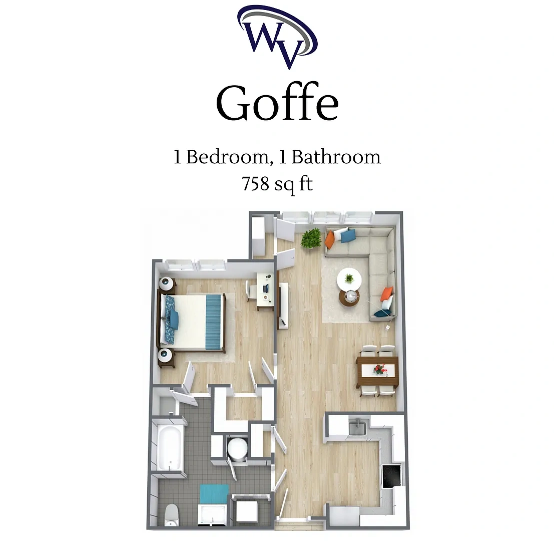Westville Village Apartments – Floor plan