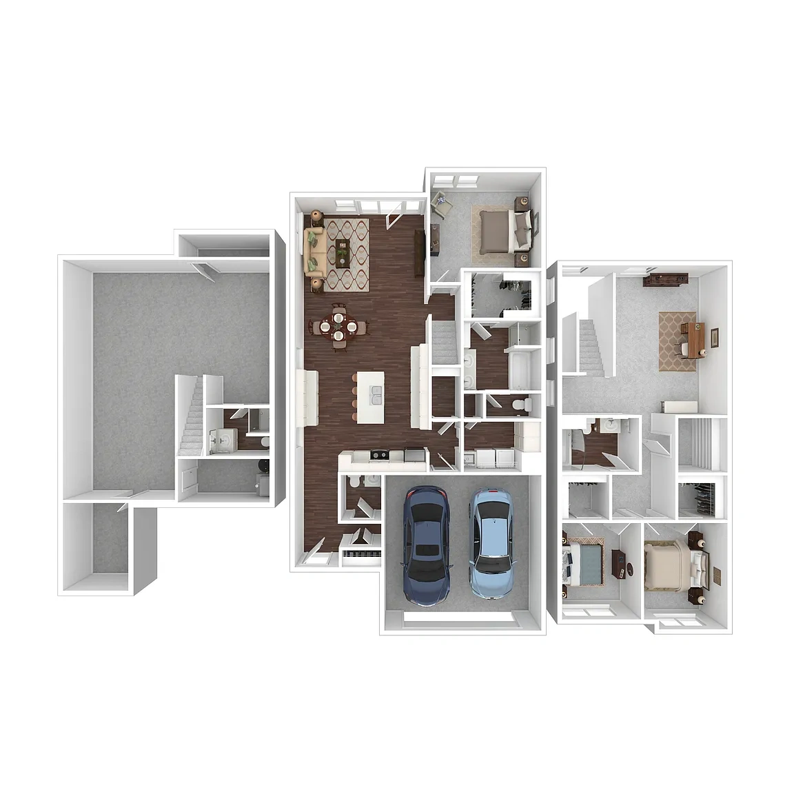 Luxe at Pepper Pike – B - Three Bedroom with Loft