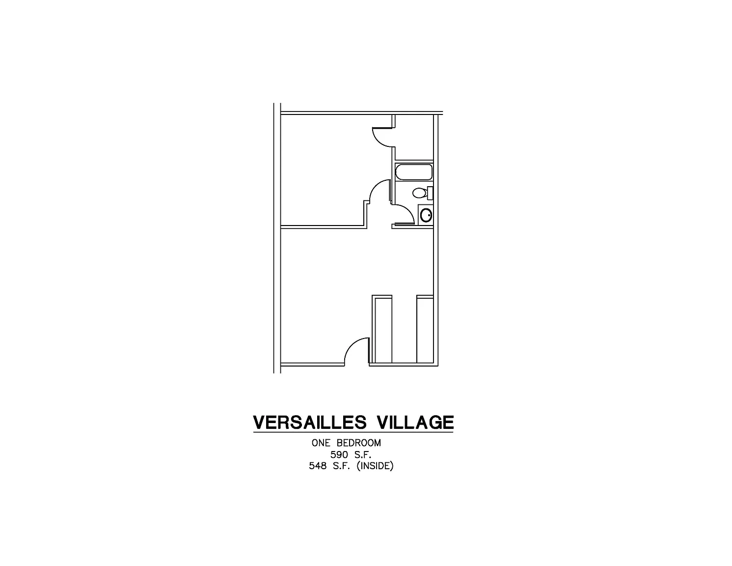 Versailles Village – Floor plan