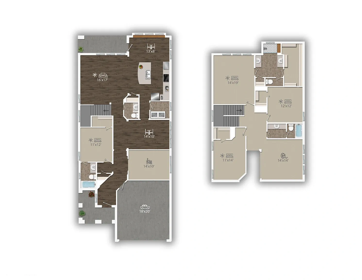 Cottages at the Realm – Floor plan