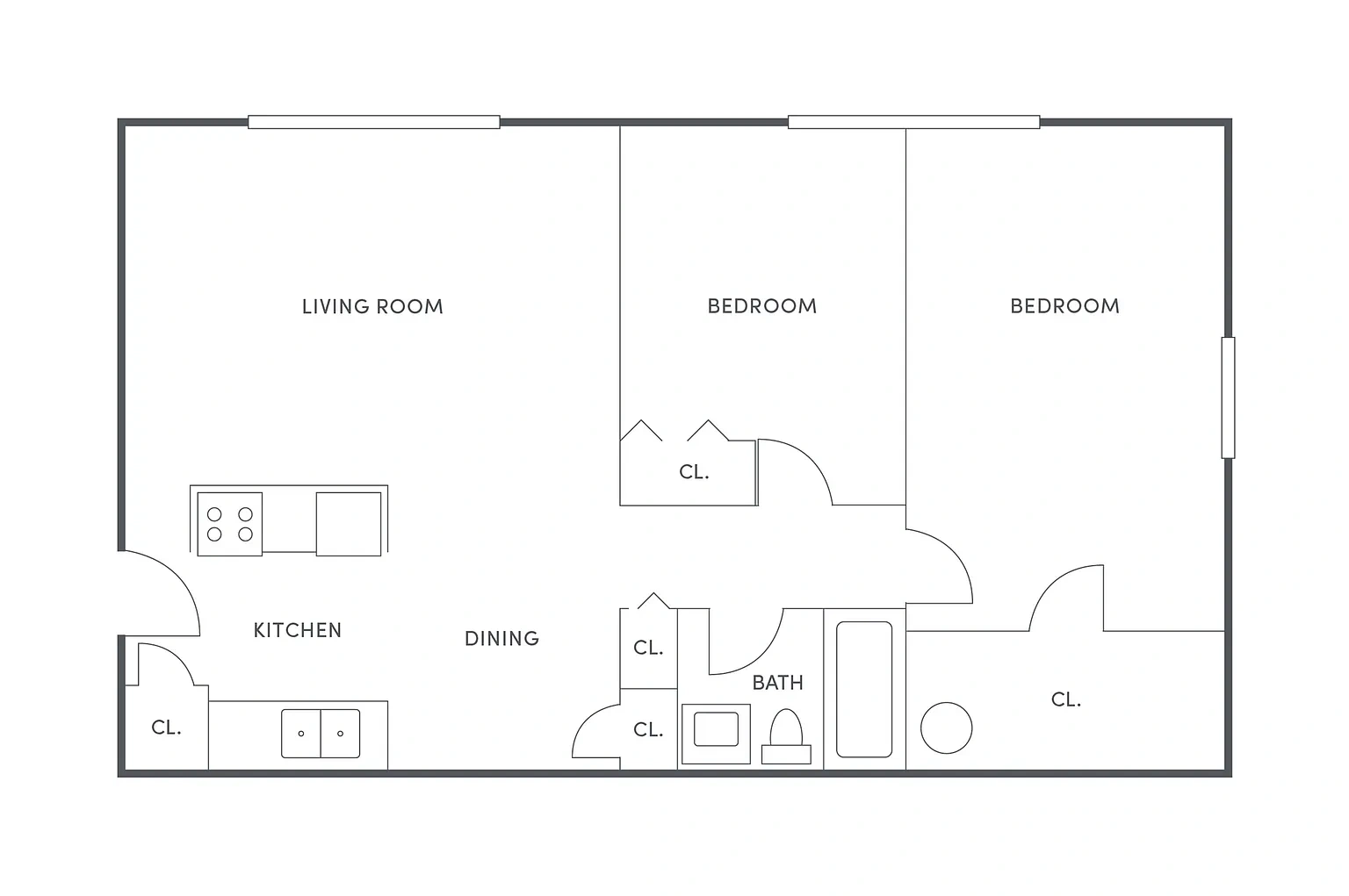 Jackman Grove – 2 BR, 1 BA- Upgrade