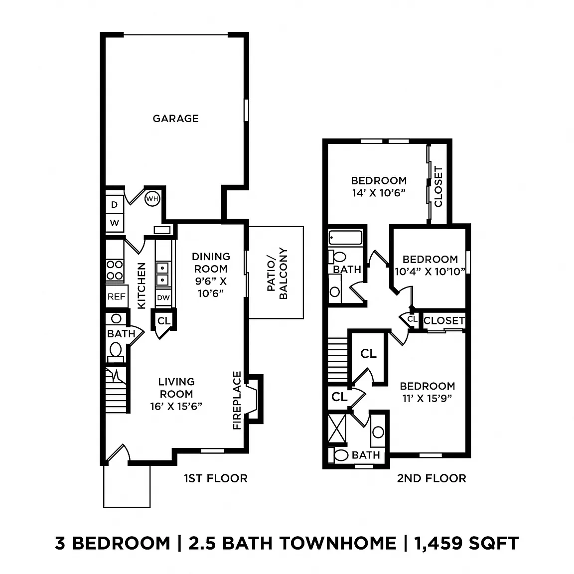 The Bradford at Easton Apartment Homes – Floor plan