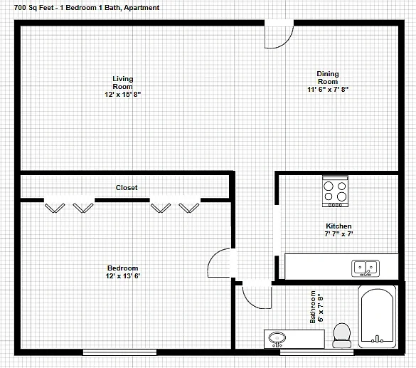 Canterbury Court Apartments – 1 Bedroom