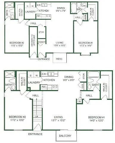 Pilgrim Village - Canton, MI – Floor plan
