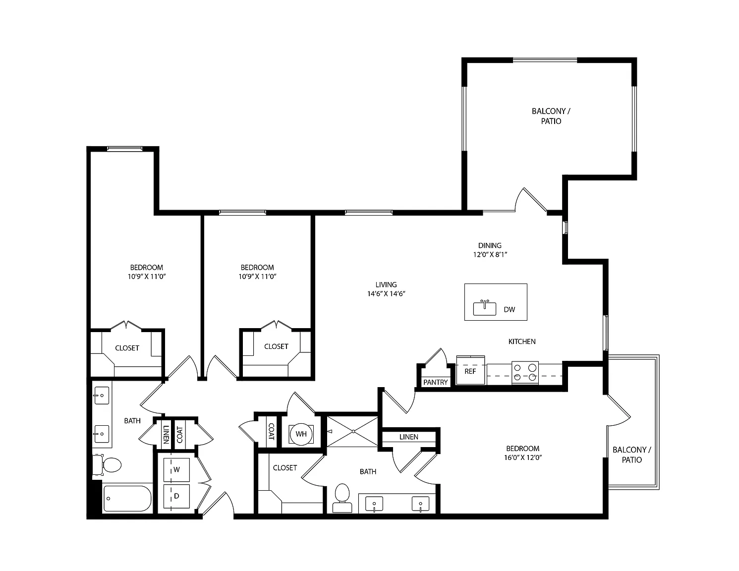 Jefferson Merritt Park – Floor plan