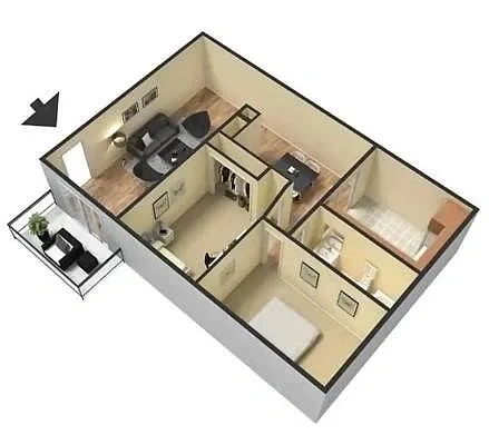 Bridgepoint Apartments – Floor plan