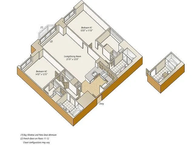 The Esquire on Fifth – Floor plan