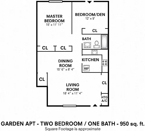 Forge Gate Apartment Homes – Floor plan