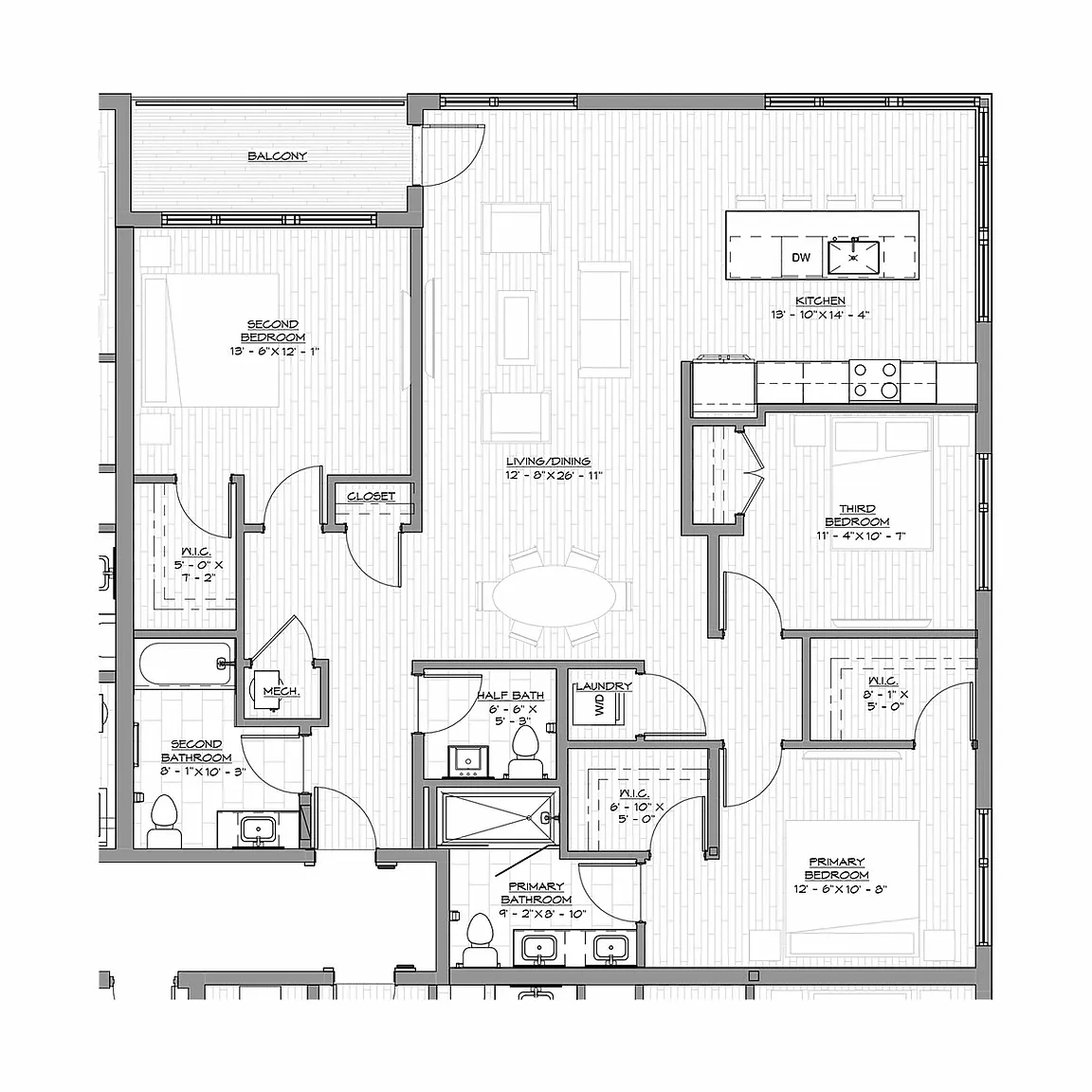 Baricelli Little Italy – 2 Bedroom, 2.5 Bathroom