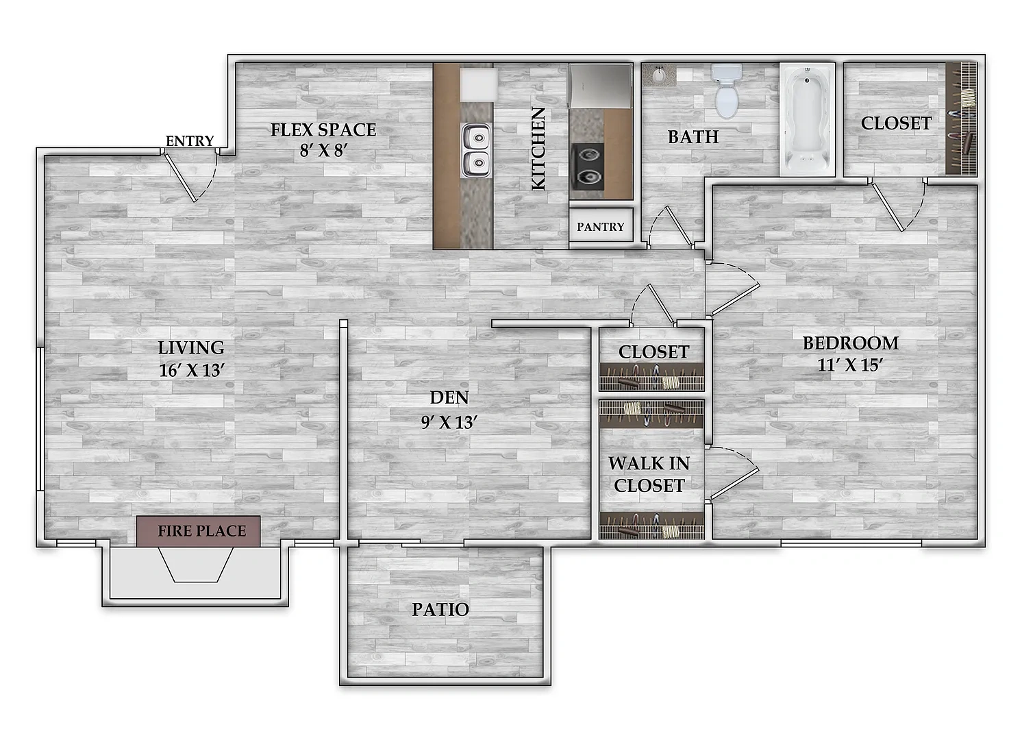 Salado At Cityview Apartments – Floor plan