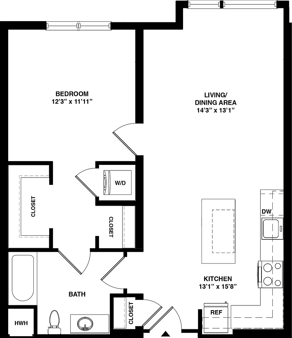 Dwell 2nd Street – Floor plan