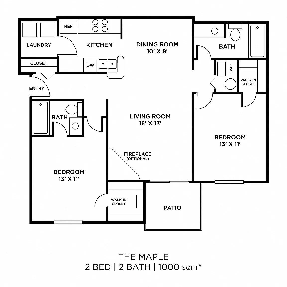 Cobblestone Grove Apartment Homes – Floor plan
