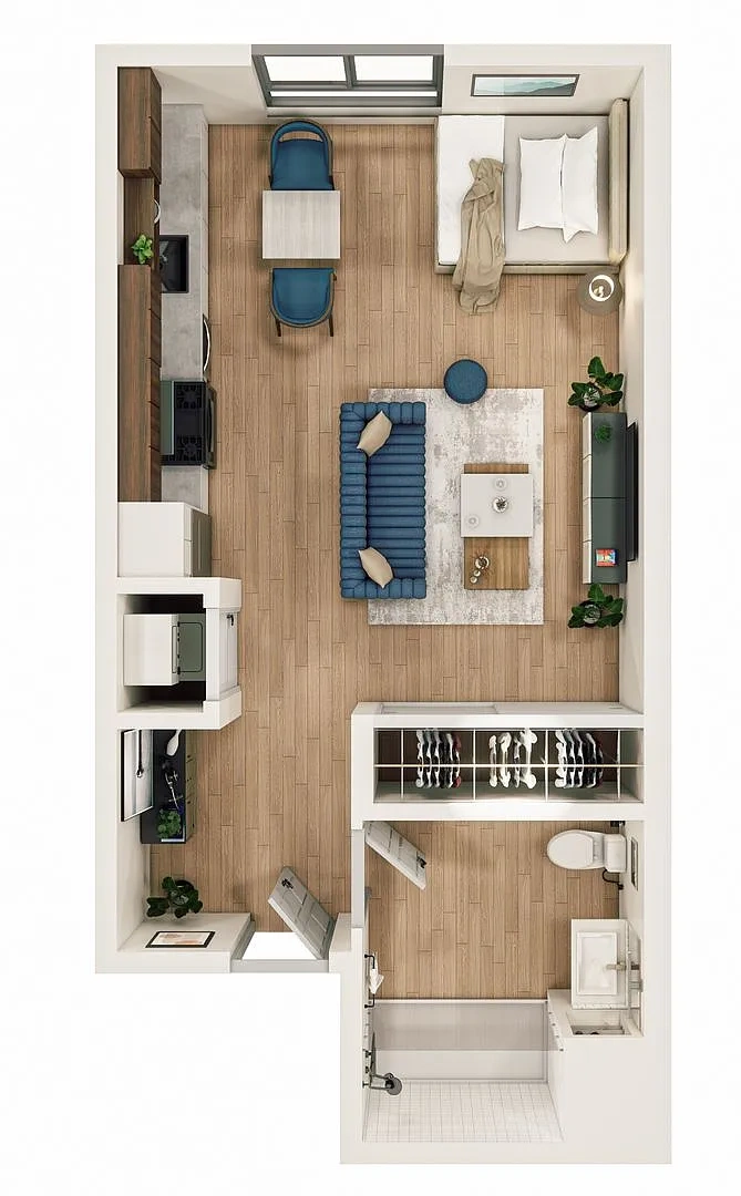 10th and Robinson – Floor plan