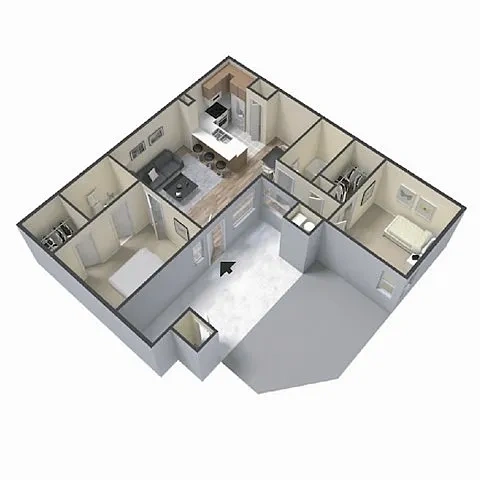 The Monroe Apartment Homes – Floor plan