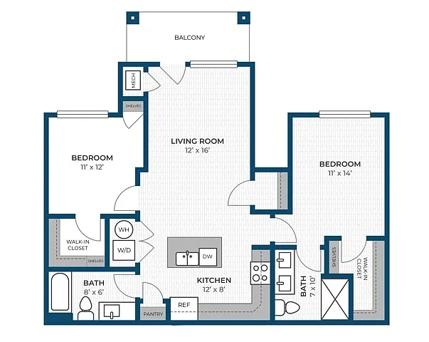 Seasons at Hoffman Estates – Floor plan