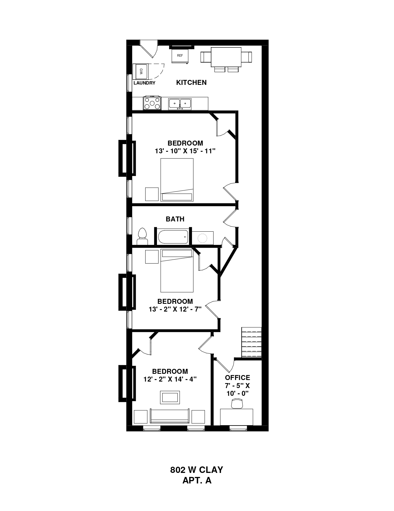 802 W Clay St unit A UPSTAIRS – photo 2