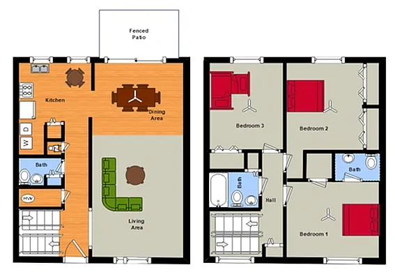 River Chase Apartments – Floor plan