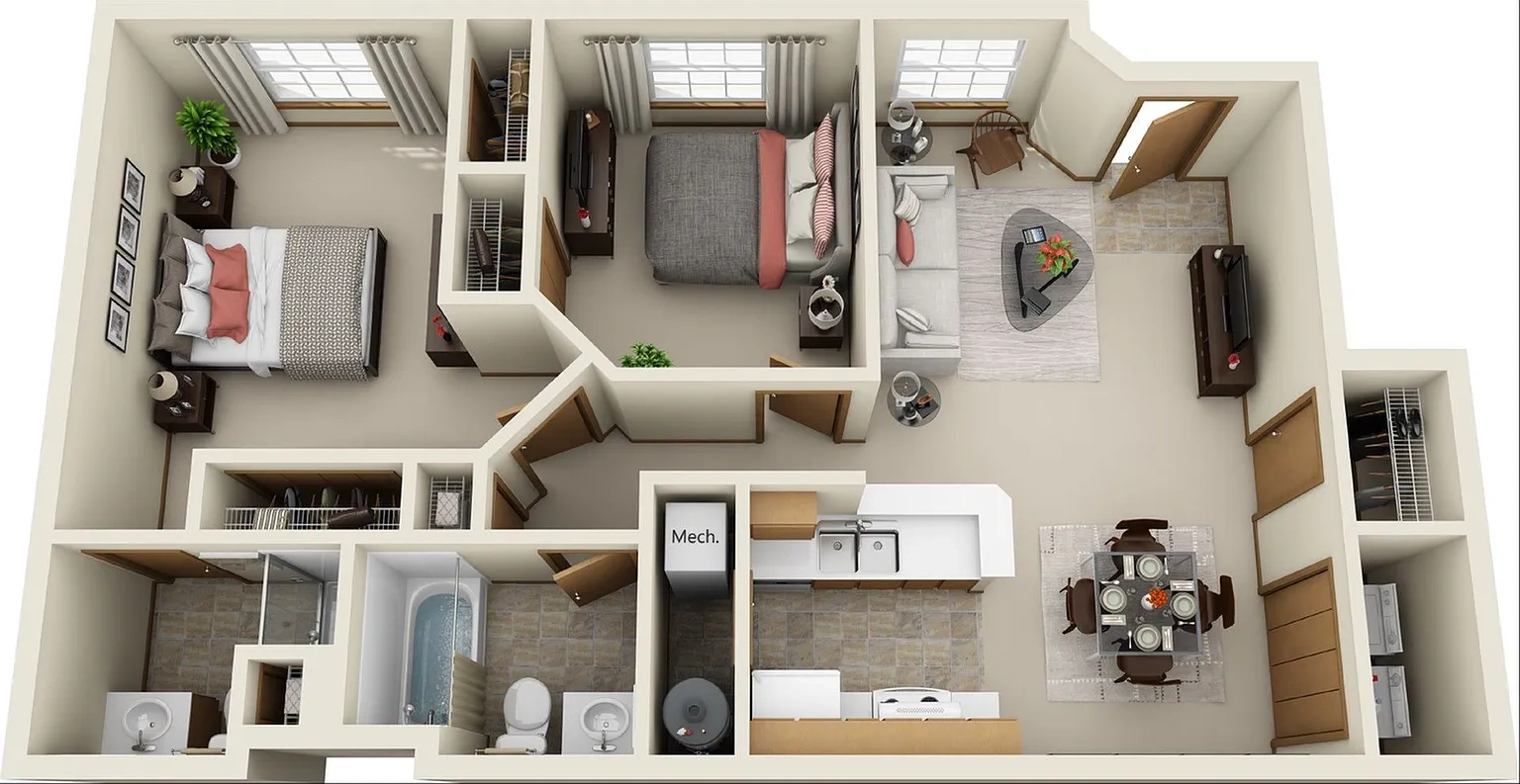 Bridgestone Apartments – Talladega- Renovated 1st floor