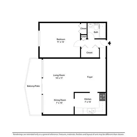 Water's Edge – 1 Bed 1 Bath