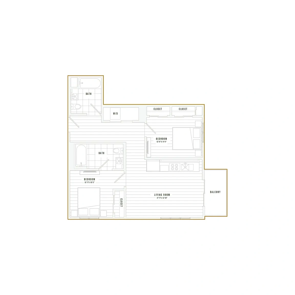 The Clifton – Floor plan
