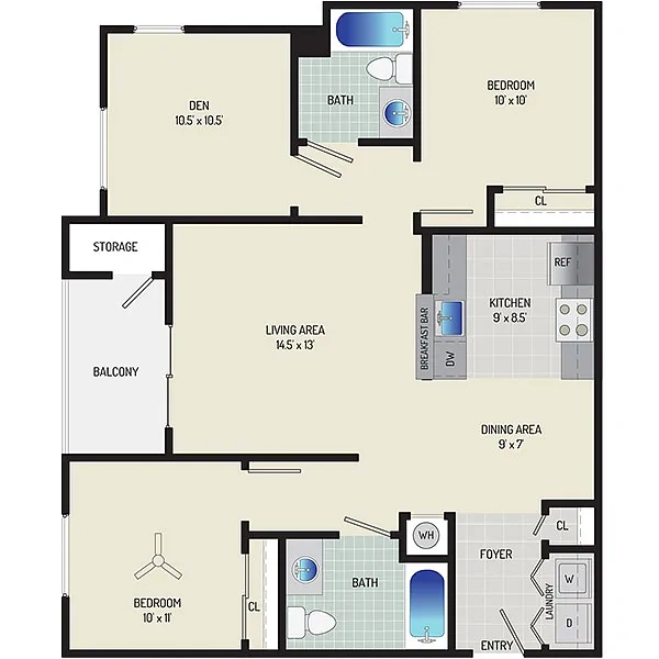 Harbour Gates Apartments – Floor plan
