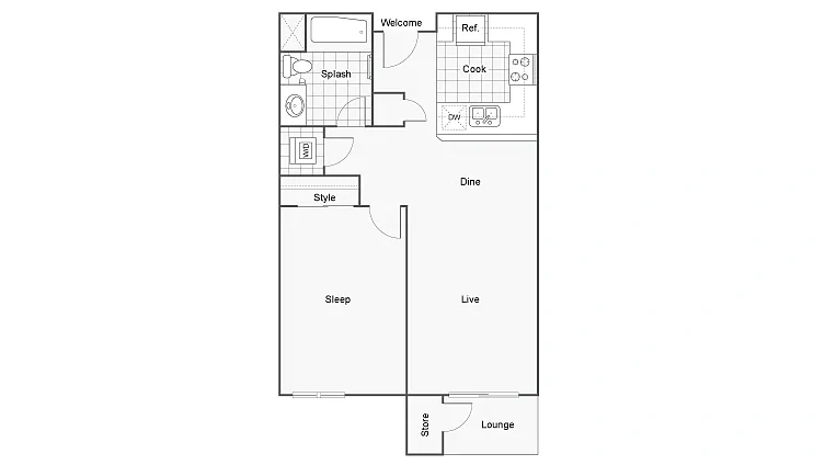Arrive Mission Valley – Floor plan