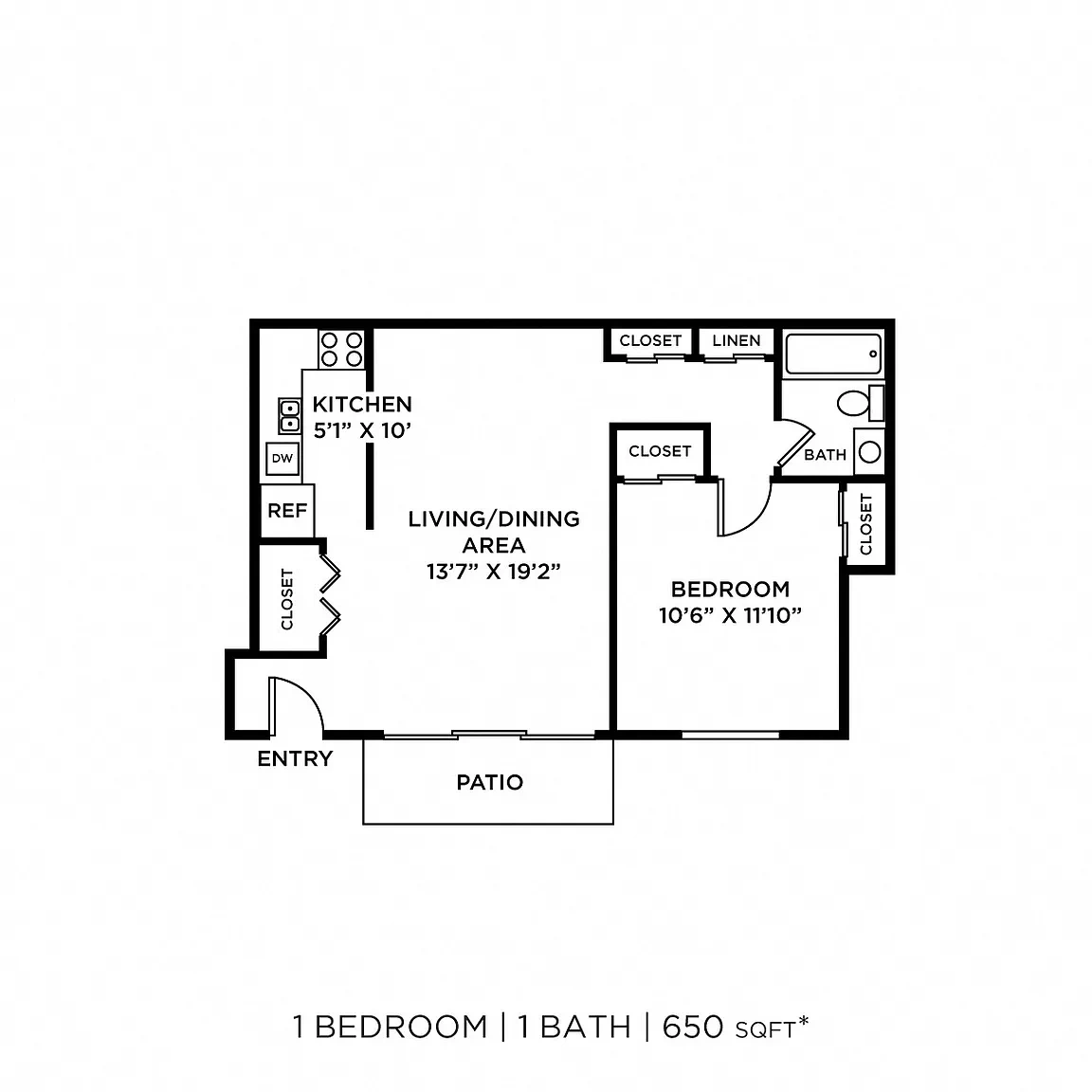 Morningside Apartments and Townhomes – Floor plan