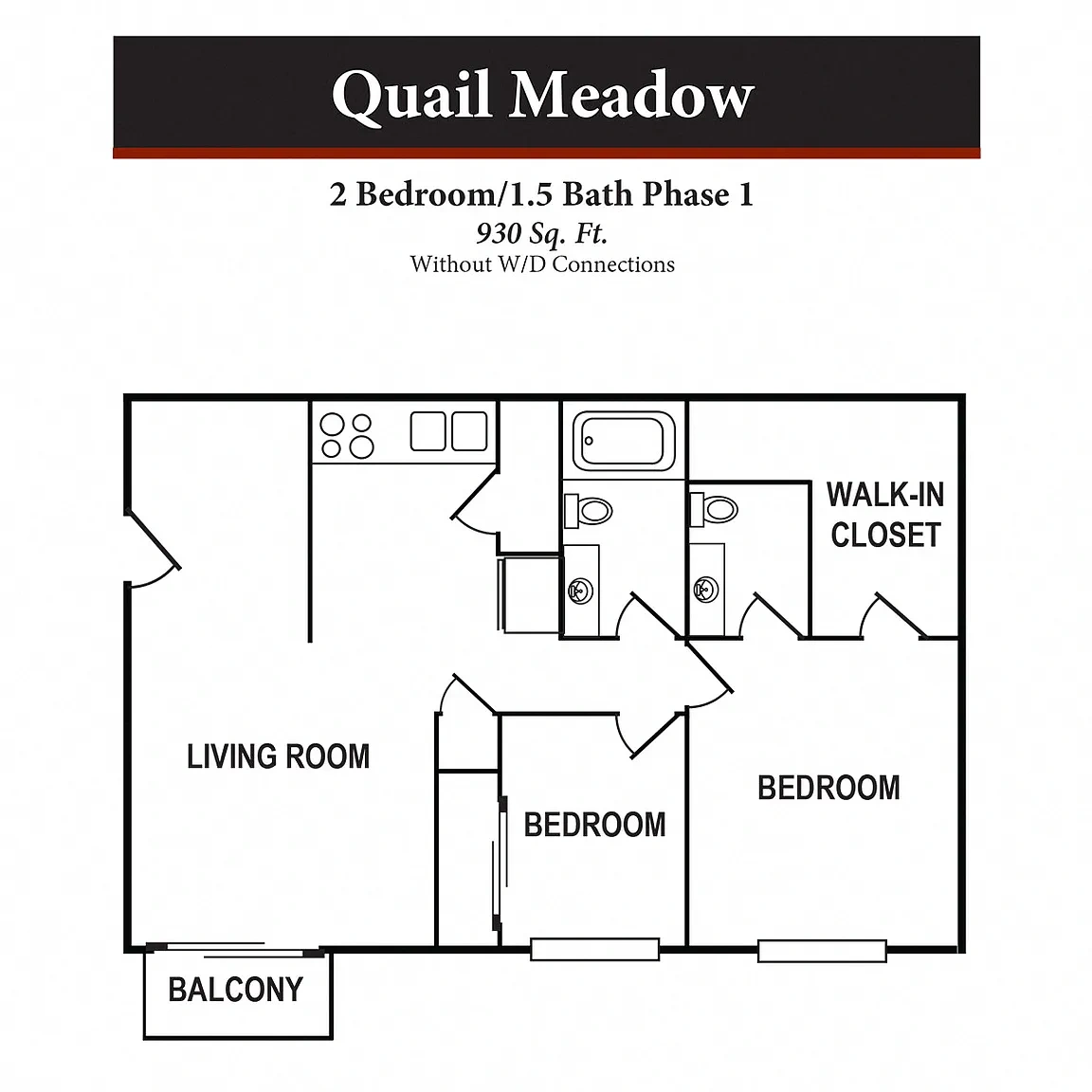 Quail Meadow Apartments – Floor plan