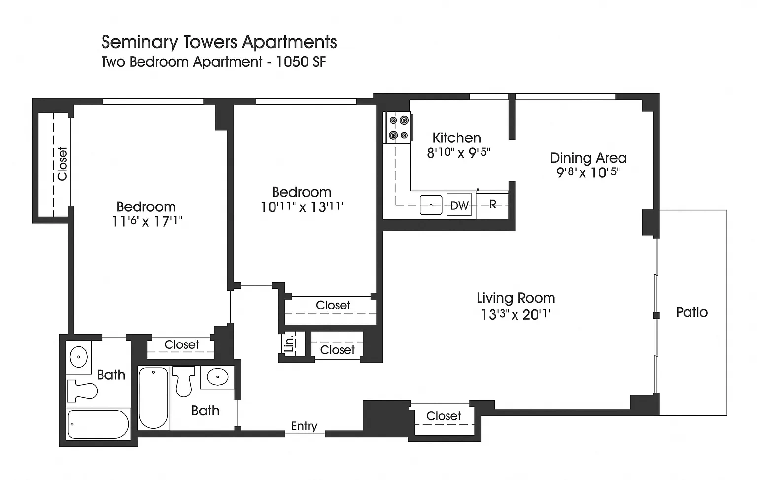 Seminary Towers – Floor plan