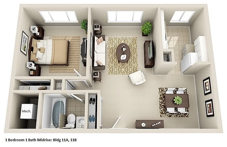 Huntington Green Apartments – Floor plan