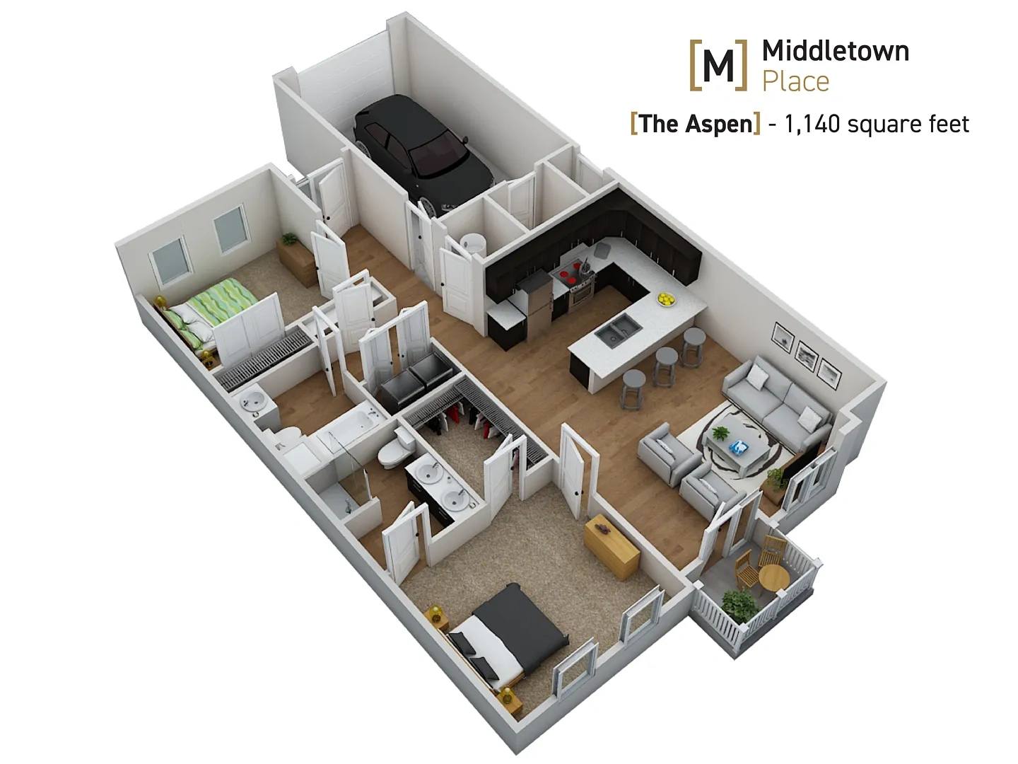 Middletown Place Apartments – Floor plan