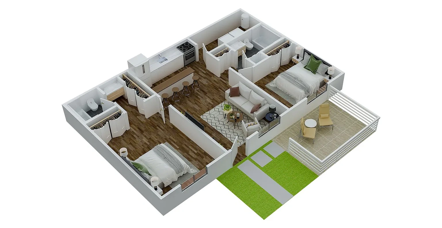 Concord Square Apartments – Floor plan