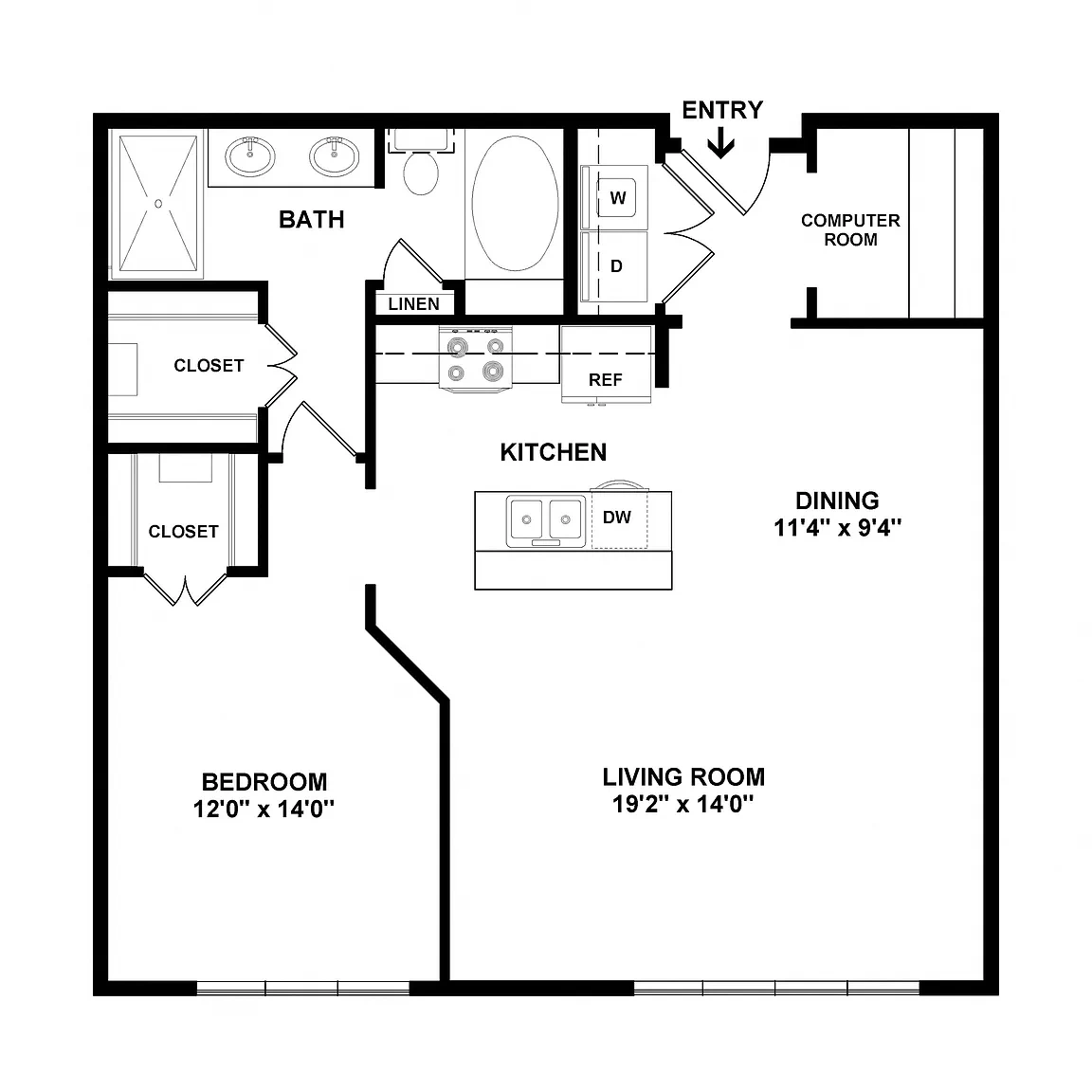 Sabine Street Lofts – Floor plan