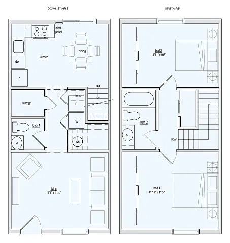 Spanish Lake Townhomes – Floor plan