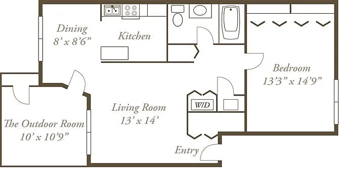 Indian Lookout Apartments – Floor plan