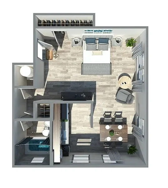 The Larchmont Estates – One Bedroom
