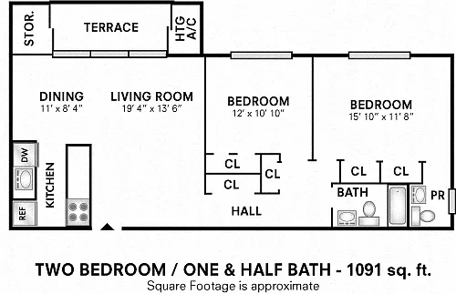 Forge Gate Apartment Homes – Floor plan