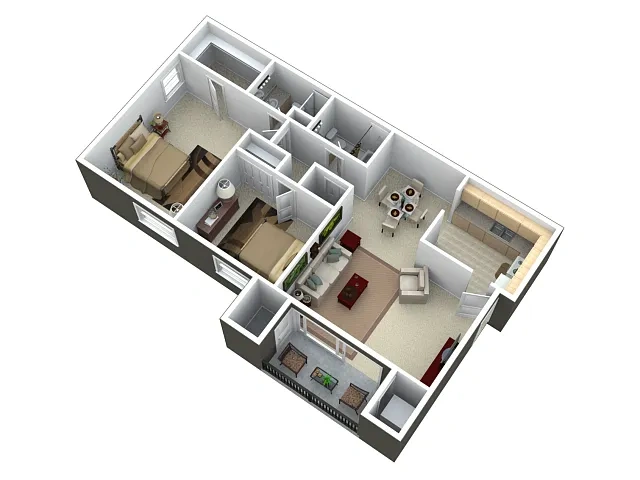 Wynnewood Park Apartments – Floor plan