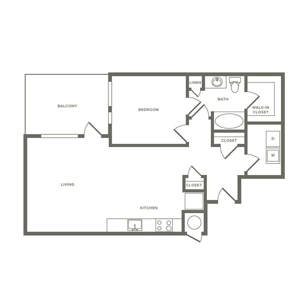 Modera River North – Floor plan