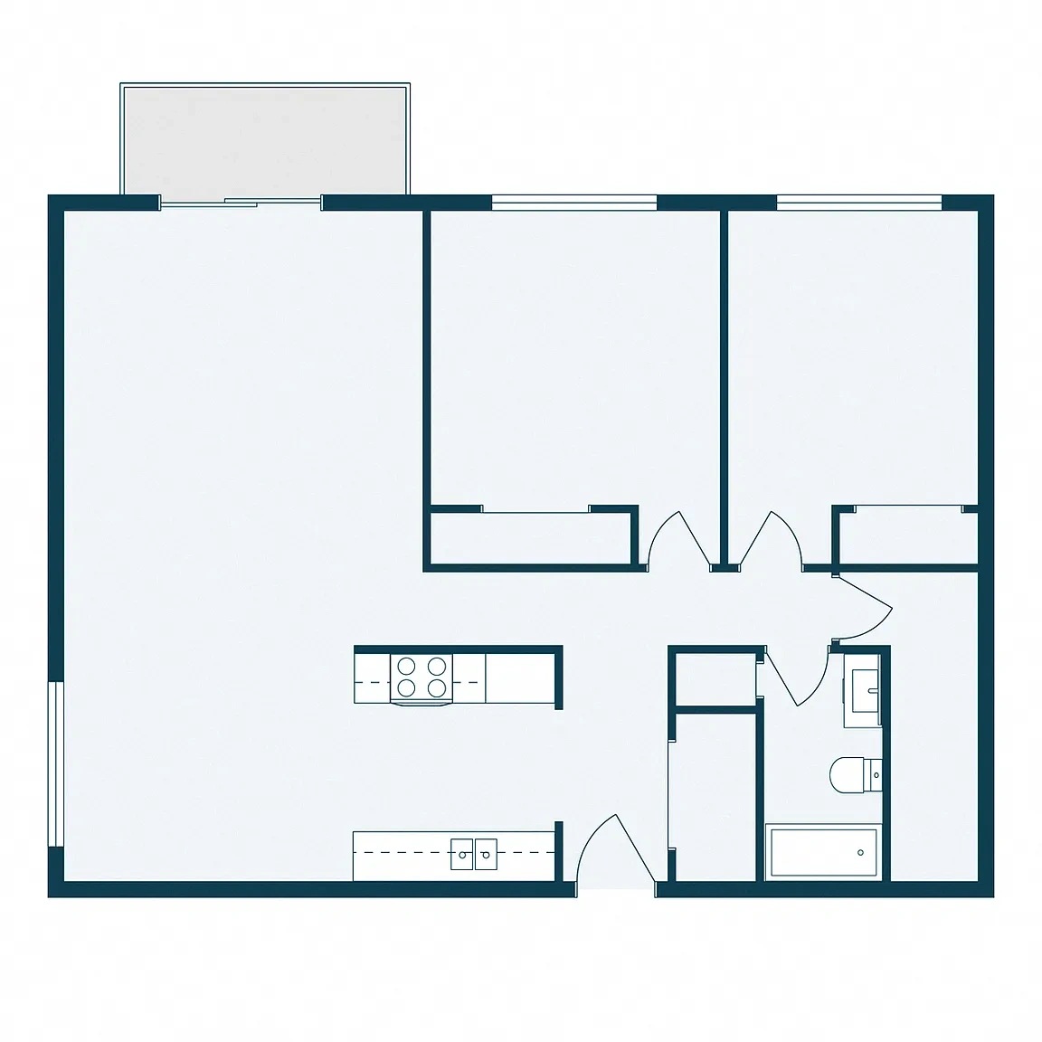 Hawn Apartments – Floor plan