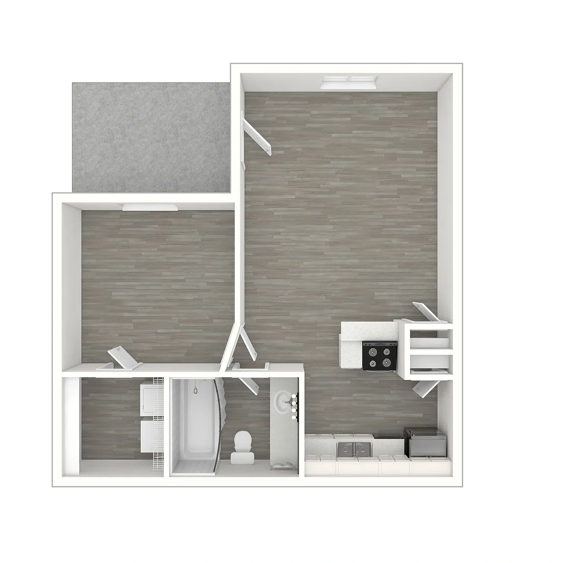 Athena Garden Apartments – Floor plan
