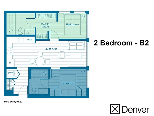 X Denver – Floor plan
