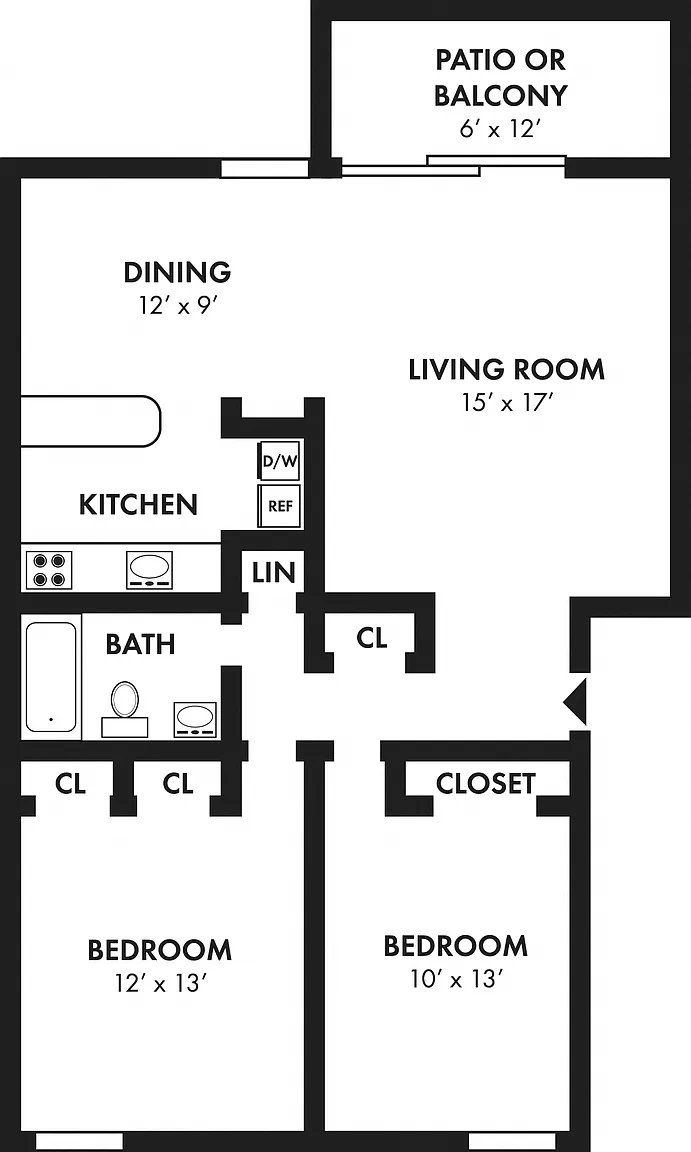 Avery Park Apartment Homes – Floor plan