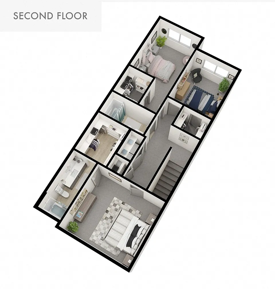 H2O Townhomes – Floor plan