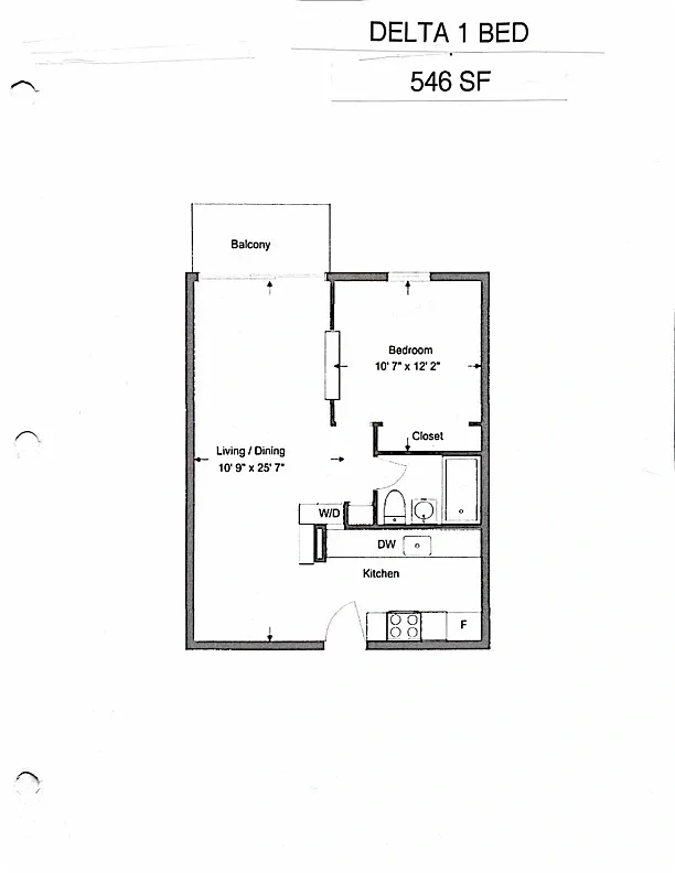 Silver Apartments – Delta 1 bedroom