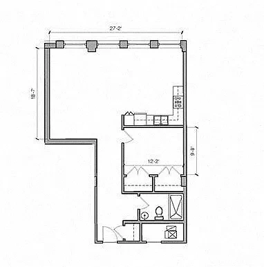 East 4th Street – TORI - 1 Bed 1 Bath 18-S