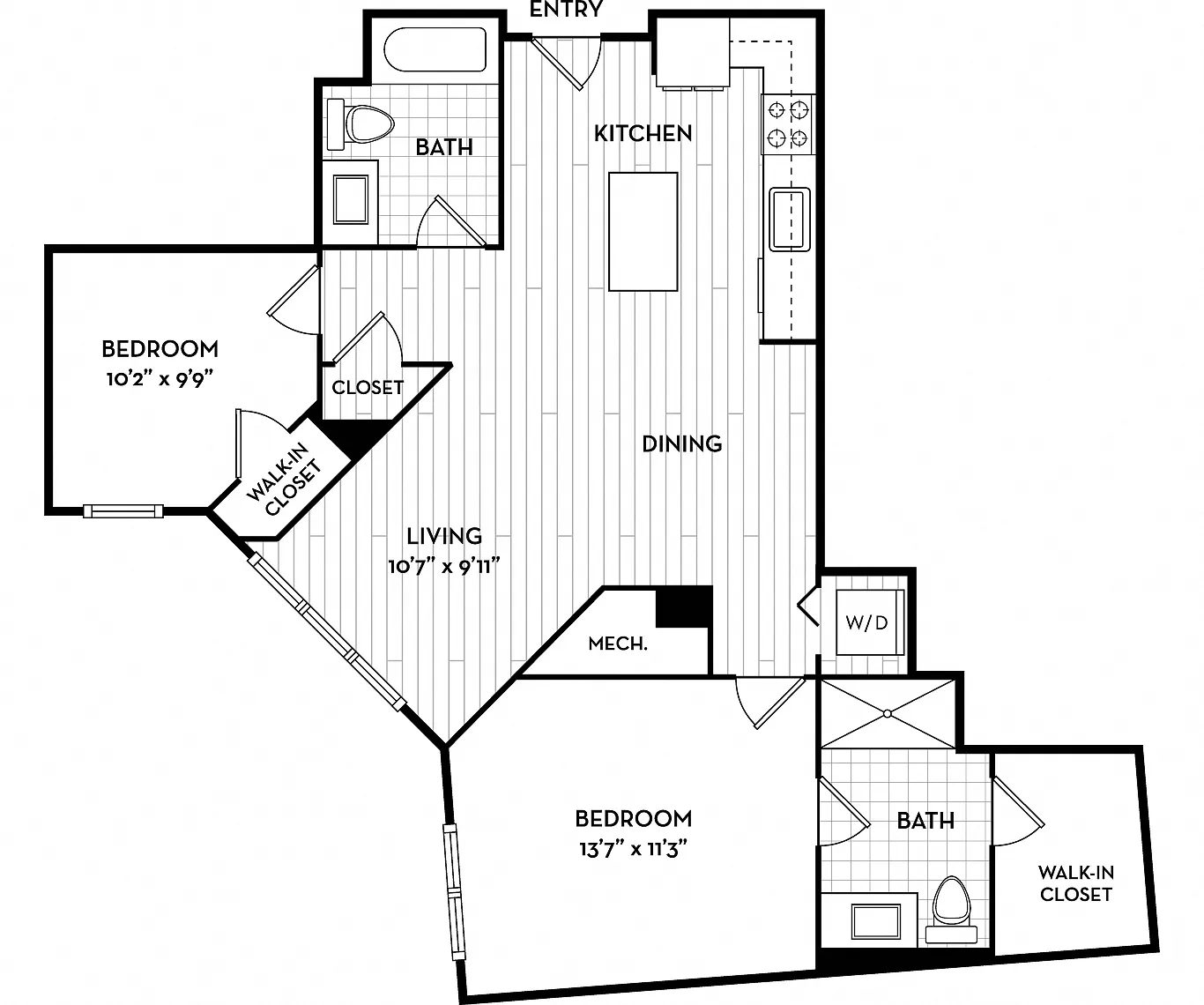 Malden Square Apartments – Floor plan